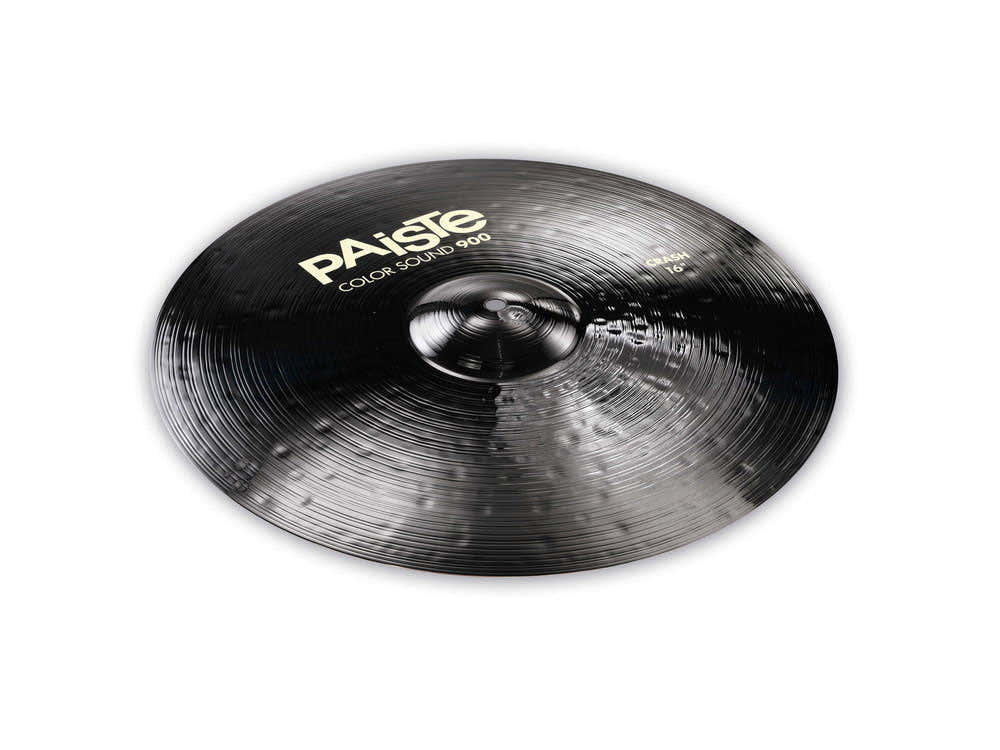 CRASHBECKEN 900 SERIE COLOR SOUND BLACK 16"