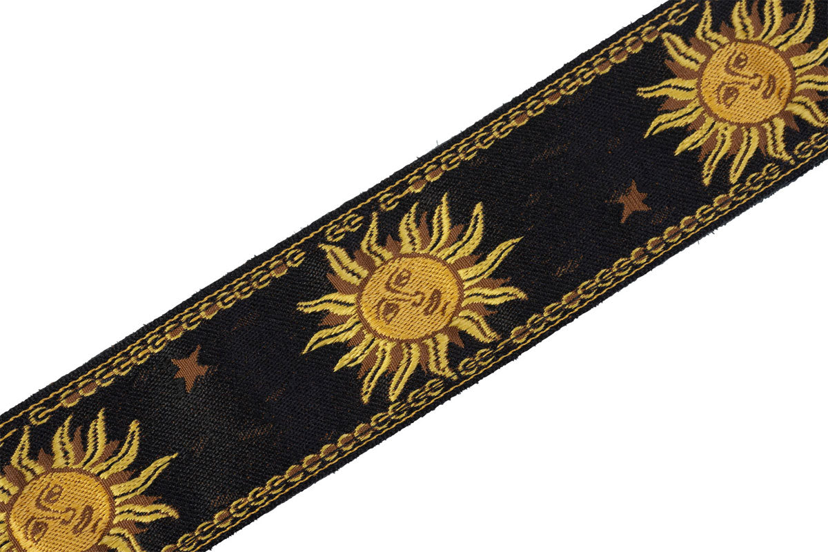 5 CM POLYPROPYLENE & LEATHER WITH BLACK SUN PATTERNS