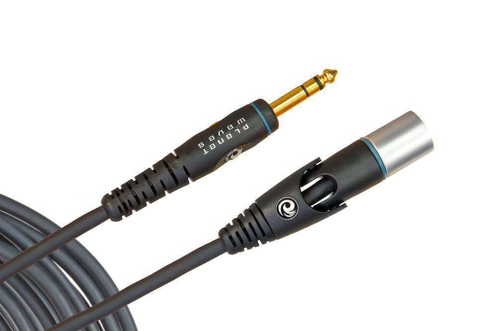 CUSTOM SERIES MICROPHONE CABLE XLR MALE TO 1/4 INCH 10 FEET