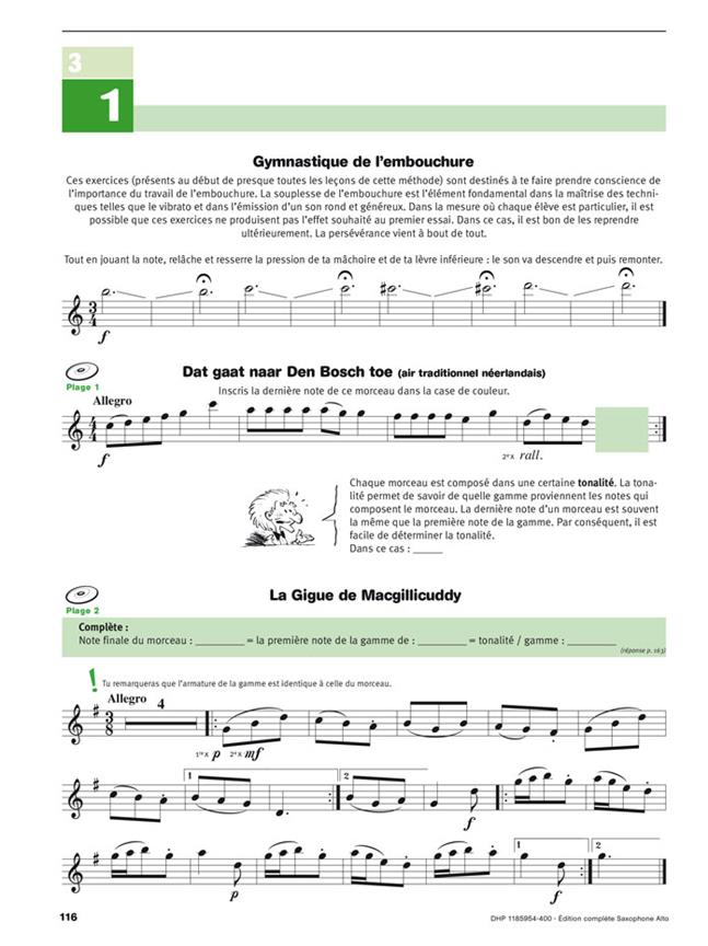 Écouter Lire Et Jouer Édition Complète Saxophone Alto