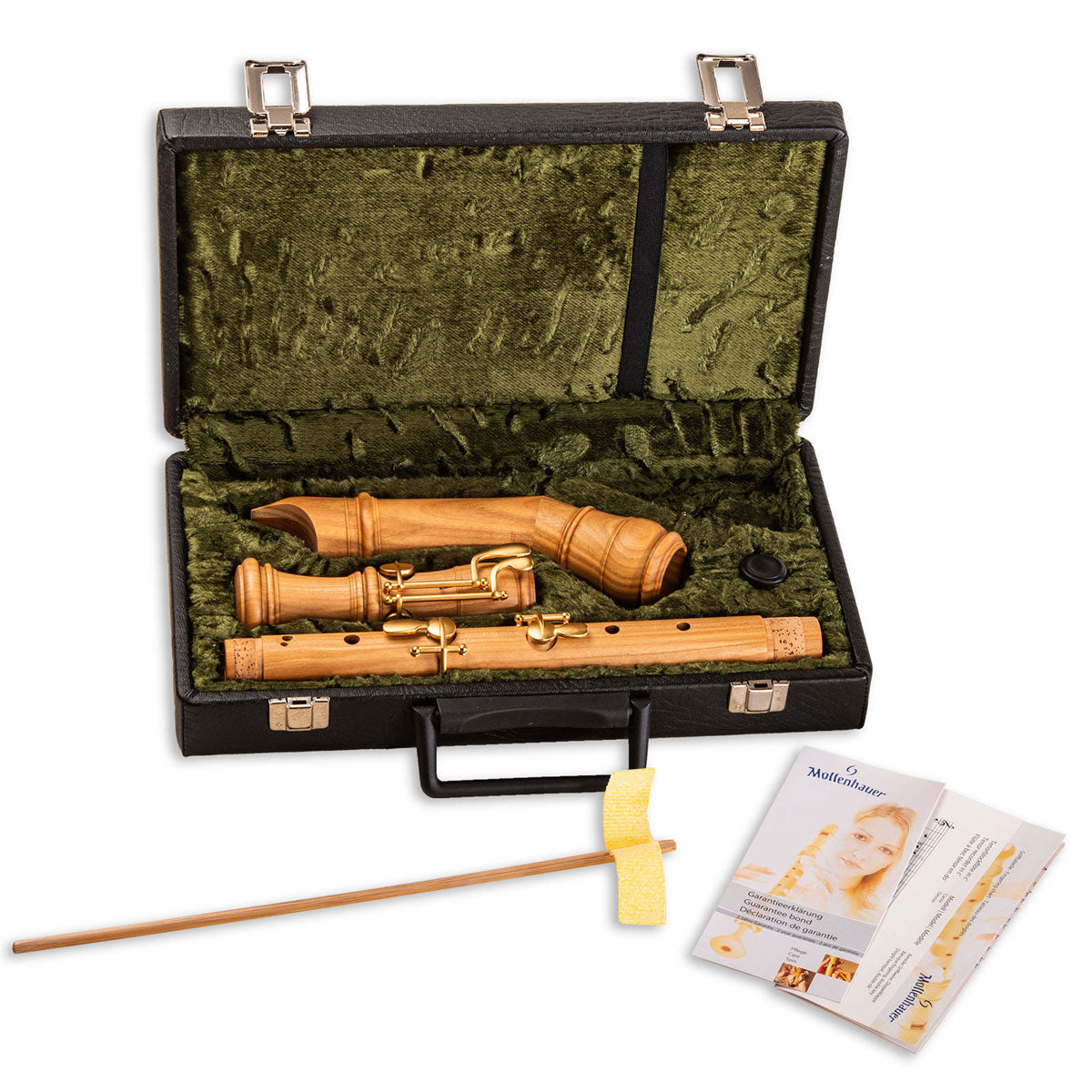 Denner Komfort gebogener Tenor 5431KC - Kirschholz (barocke Griffweise)