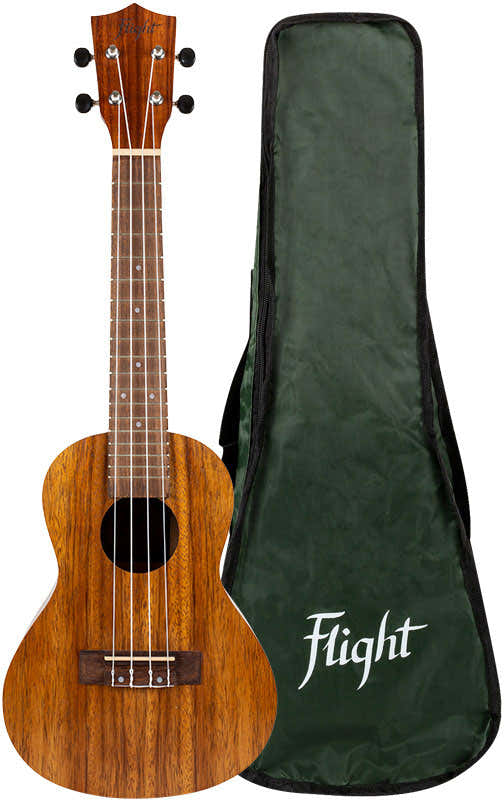 Flight: NUC200 Concert Ukulele - Teak -