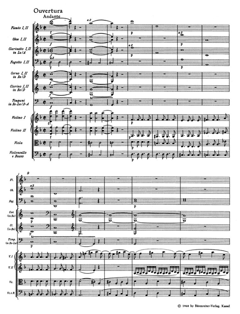 MOZART W.A. - DON GIOVANNI KV 527 - STUDIE PARTITUR
