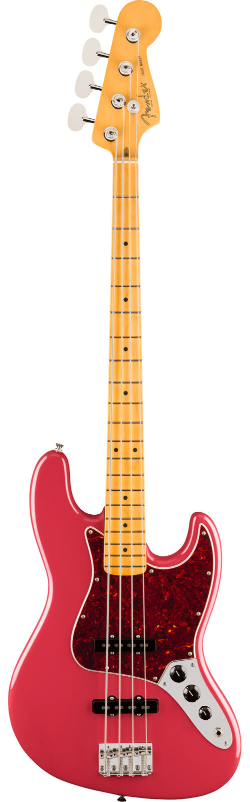 American Professional Classic Jazz Bass MN Verblasstes Dakota Red