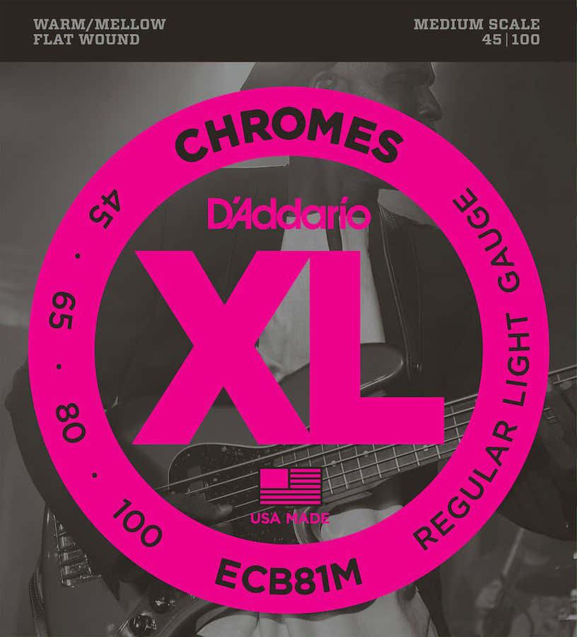 ECB81m Chromes Mittlere Mensur Regular Light 45-100
