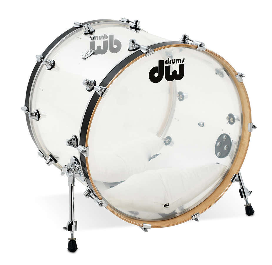 BASS DRUM DESIGN ACRYLIQUE CLEAR