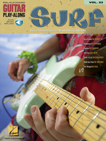 GUITAR PLAY ALONG VOL.023 SURF TAB + AUDIO EN LIGNE
