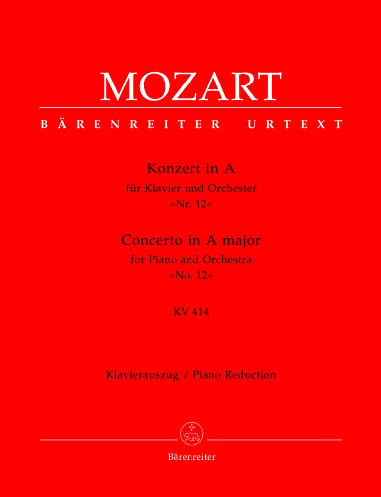 MOZART W.A. - CONCERTO EN LA MAJEUR N°12 KV 414 - 2 PIANOS