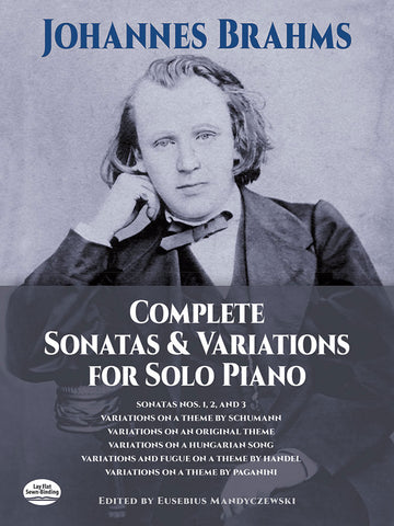 BRAHMS COMPLETE SONATAS AND VARIATIONS - PIANO SOLO
