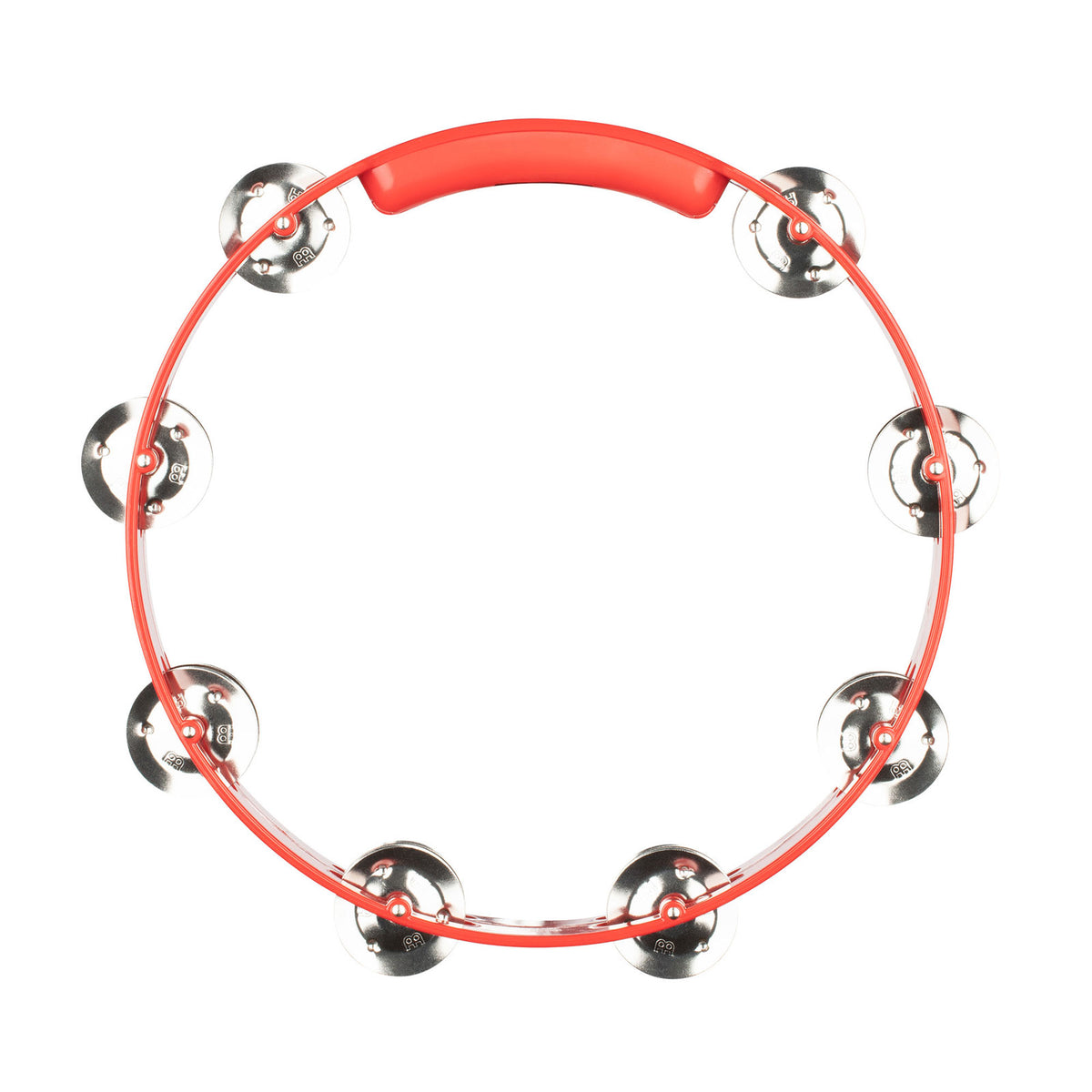 HTT10R - Tambourin ABS Rot 25CM 1 Reihe Zimbeln