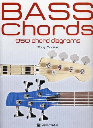 CORIZIA TONY - BASS CHORDS 950 CHORD DIAGRAMS