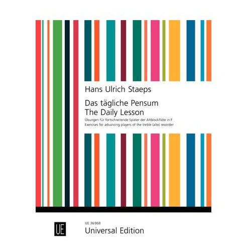 STAEPS H.U. - THE DAILY LESSON - TREBLE RECORDER