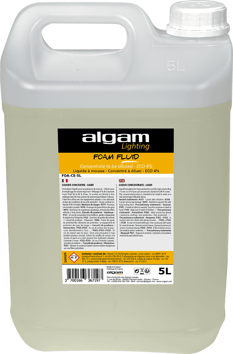 Konzentrierte Schaumlösung zum Verdünnen ECO 4% 5L