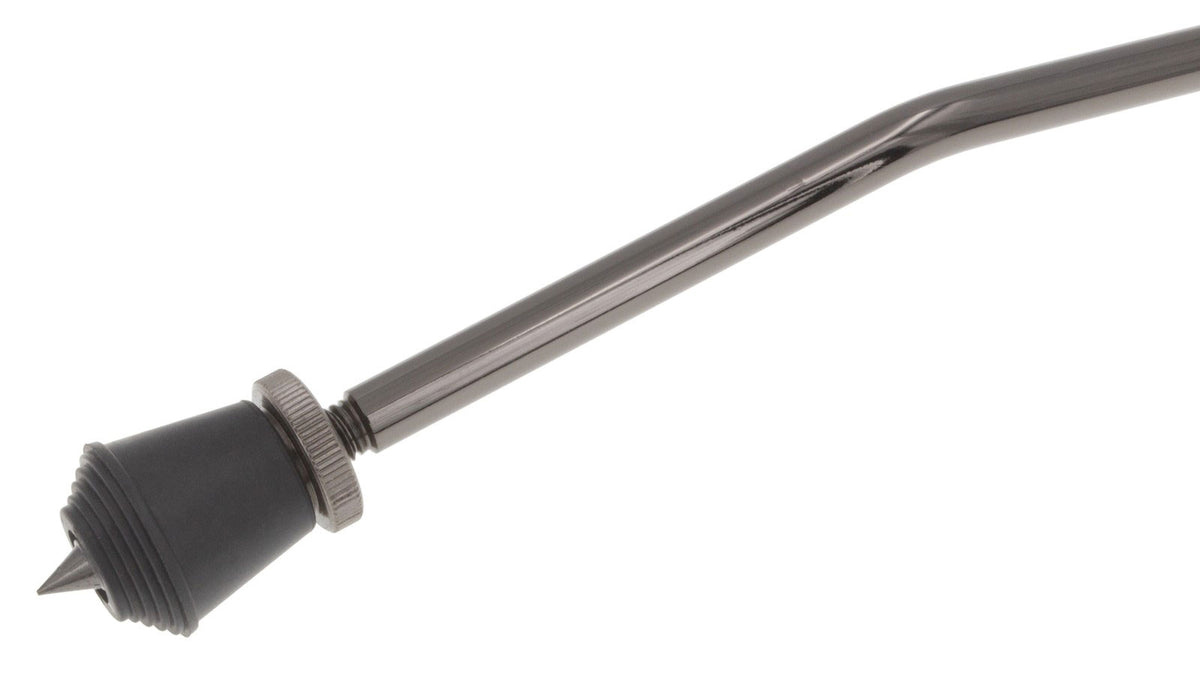BDS7-105-Bk Gebogene Bassdrum-Spikes 10.5mm X2 Schwarz