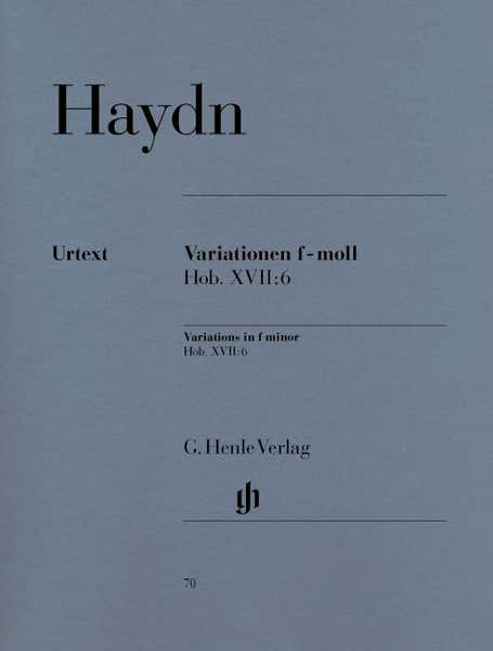 Haydn J. - Variations F Minor Hob. Xvii:6