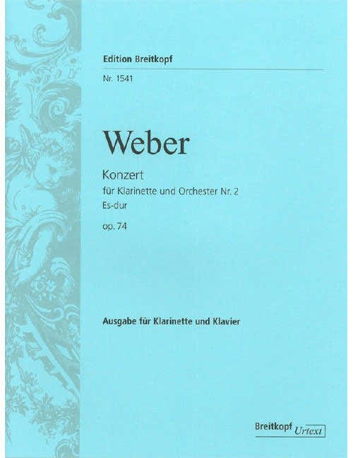 WEBER C.M.V. - KLARINETTENKONZERT 2 ES-DUR