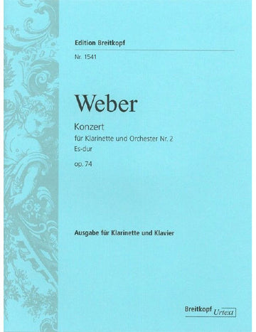 WEBER C.M.V. - KLARINETTENKONZERT 2 ES-DUR