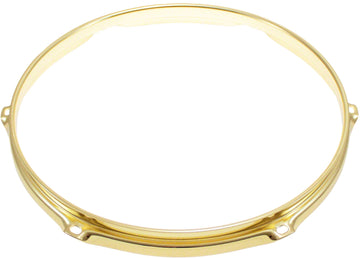 H30-12-6BR - Spannreifen 12" 6 Spannschrauben Goldfarben Super Triple Flange 3.0mm