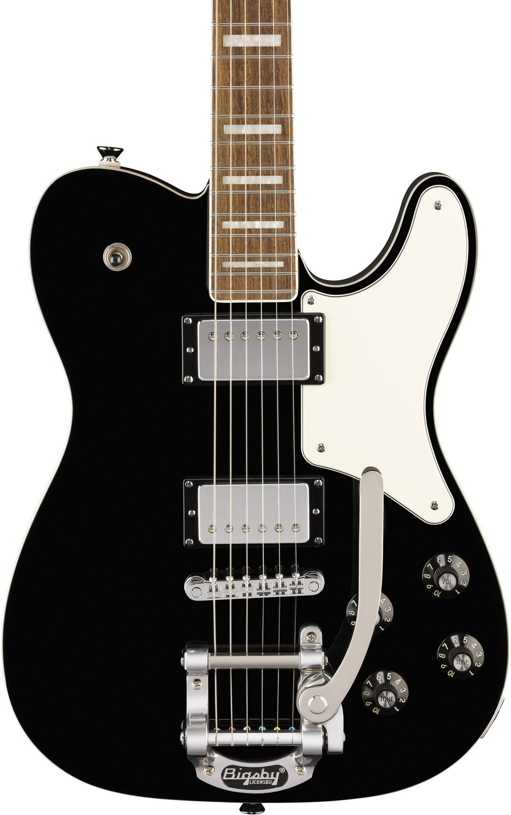Telecaster Paranormal Troublemaker Deluxe Bigsby, LRL Schwarz