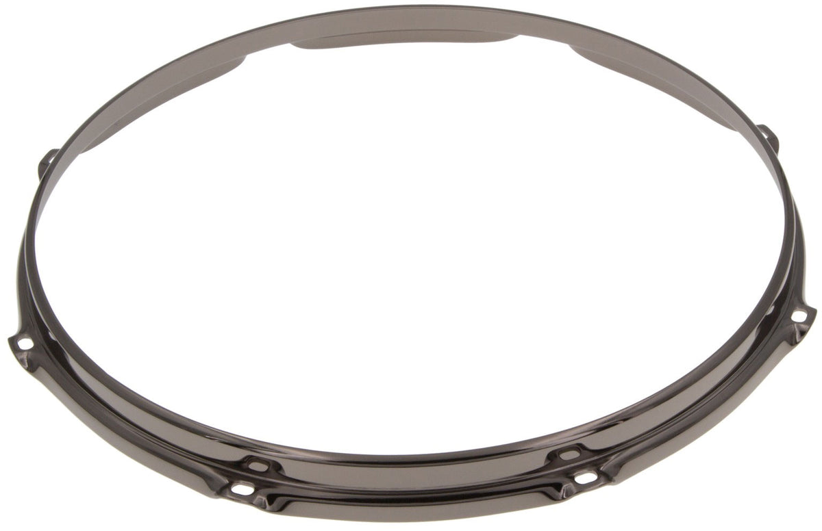 HS23-13-8BK - 13" Spannreifen 8-Loch Schwarze S-Stil dreifache Flansch 2.3mm