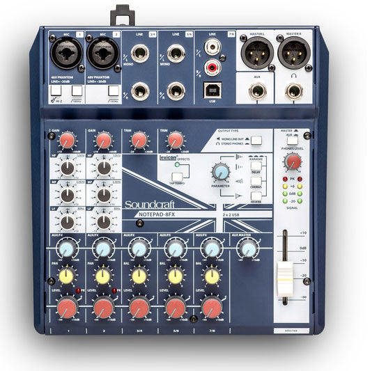 Soundcraft NOTEPAD-8FX