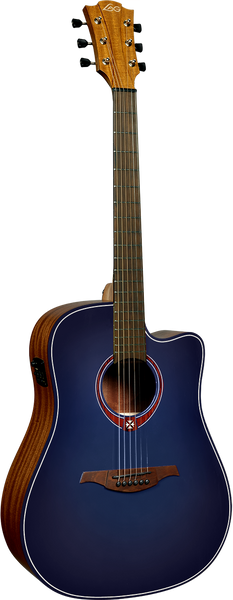 Tramontane T-Blue-DCE Dreadnought Ctw Blau Burst