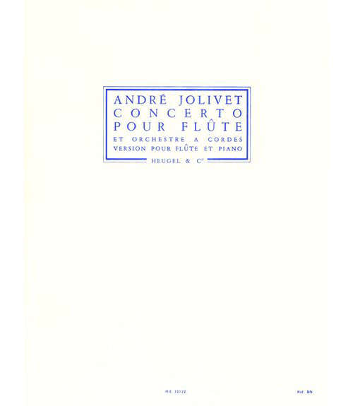 JOLIVET ANDRE - CONCERTO POUR FLUTE
