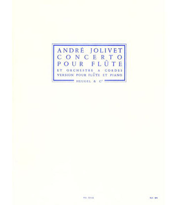 Jolivet Andre - Concerto Pour Flute