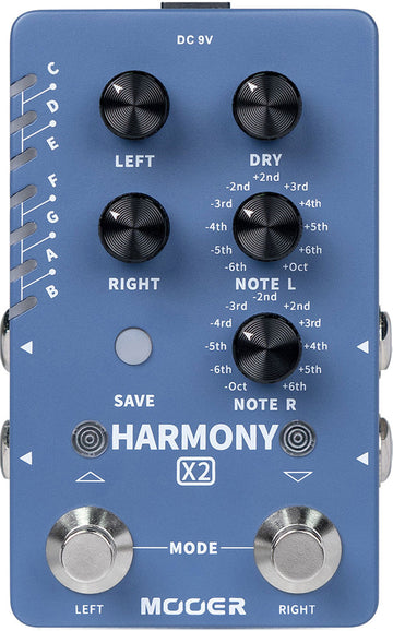 FOOTSWITCH MOOER HARMONY X2
