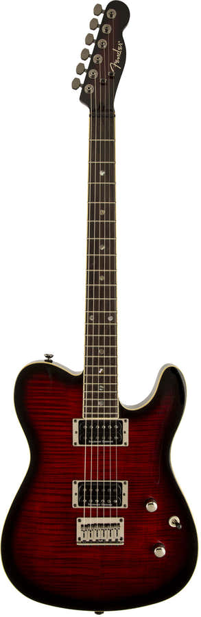 Telecaster LTD LRL Schwarzkirsch-Burst
