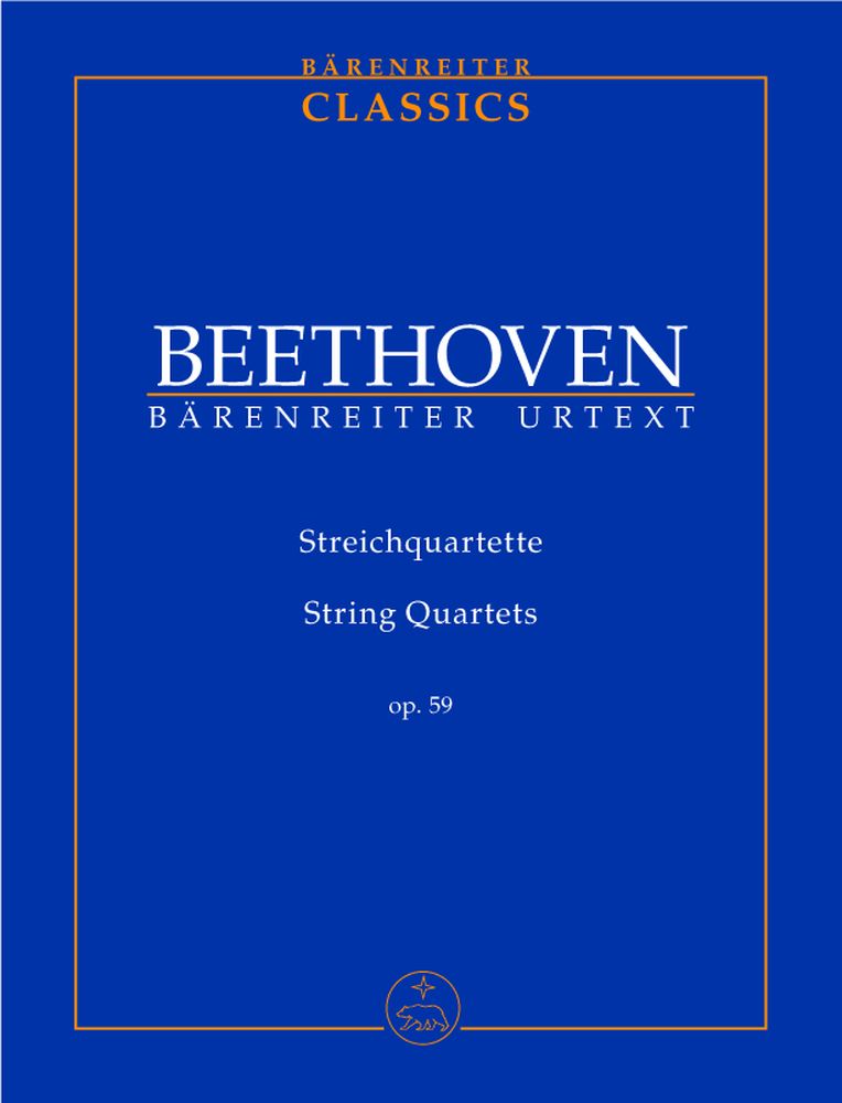 Beethoven L.van - Quatuors A Cordes Op.59 - Conducteur Poche