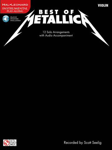 Best Of Metallica Violin + Audio Online - Violin