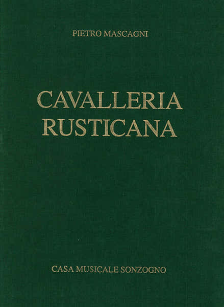 Mascagni Pietro - Cavalleria Rusticana - Chant & Piano