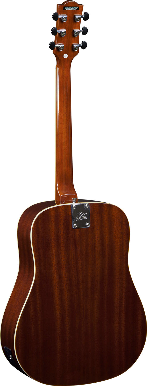 Ranger VI EQ Vintage-Neuauflage Dreadnought Naturdecke gebeizt
