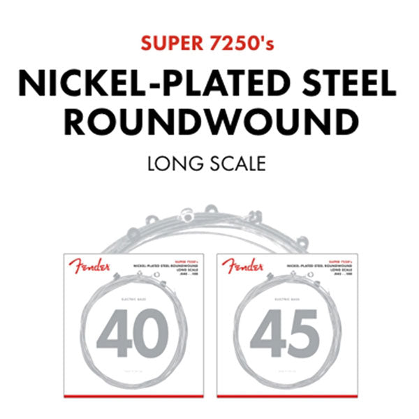 SUPER 7250ML Nickel-PLATED STEEL ROUNDWOUND LONG SCALE 45-100