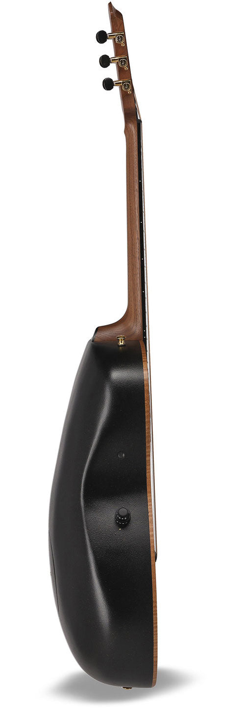 Adamas U581T-SPM Mid-Depth Non-Cutaway Black Satin Copper Metal Flake