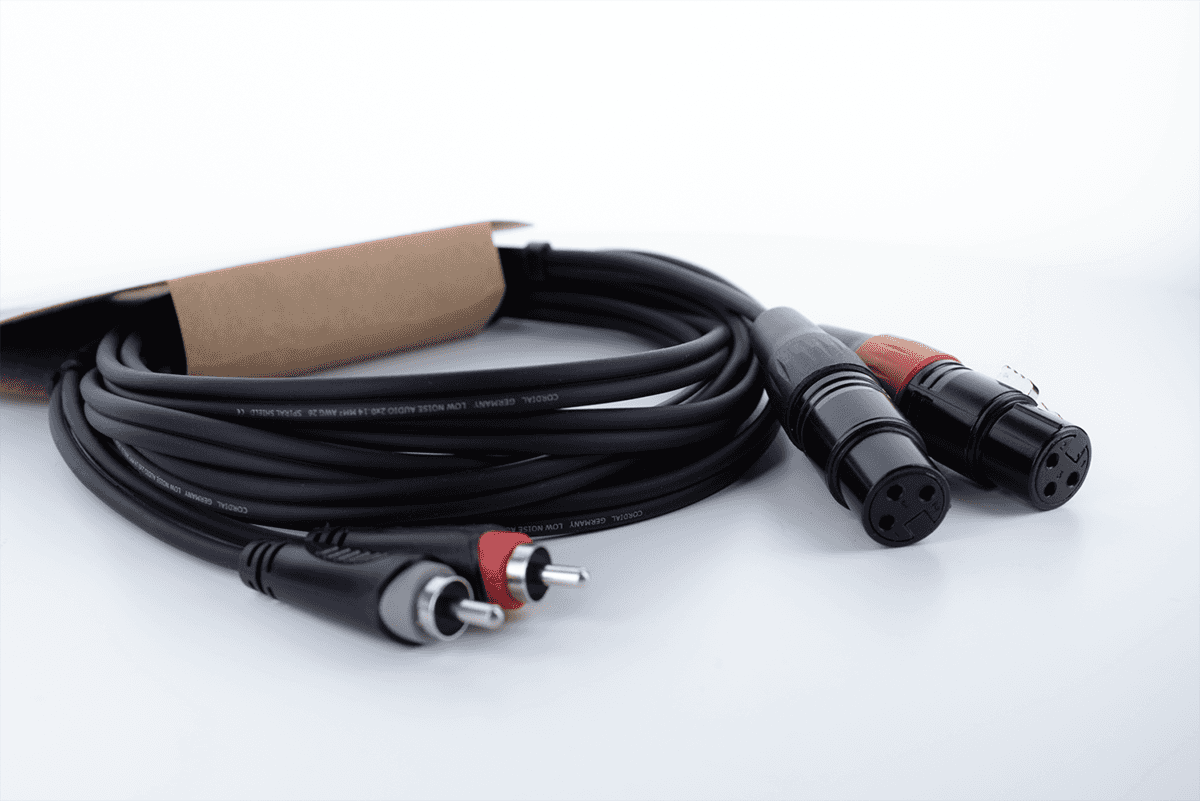 Audiokabel Doppel-XLR-Buchse / RCA 3 M