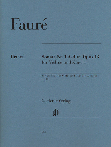 Faure G. - Sonata Op.1 N°13 - Violon & Piano