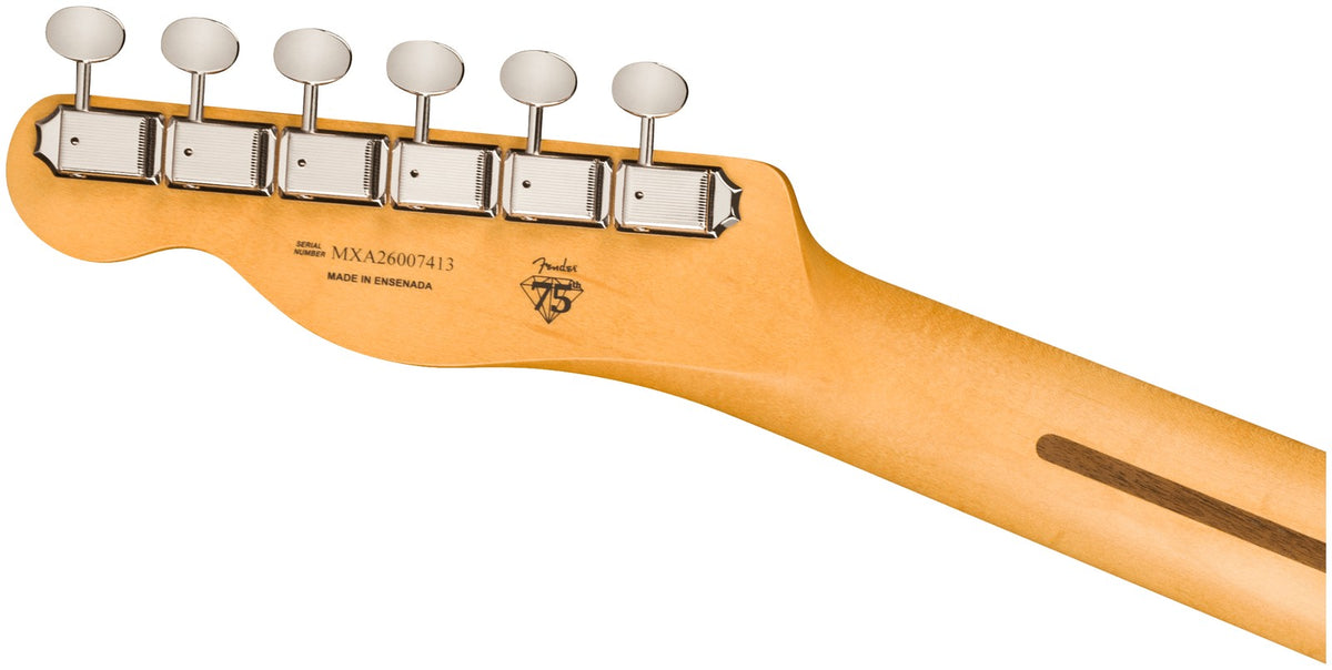 Telecaster 75 Anni Player II Bariton, RW 3-Farben-Sunburst