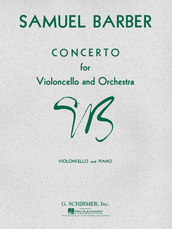 Barber Samuel - Concerto For Violoncello And Orchestra - Violoncelle / Piano