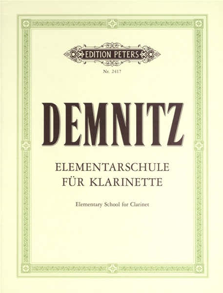 Demnitz Friedrich - Elementare Klarinettenschule - Klarinette
