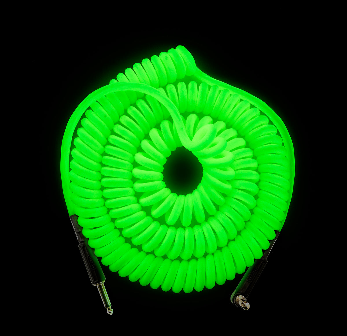 Spiralkabel 9m Im Dunkeln leuchtend