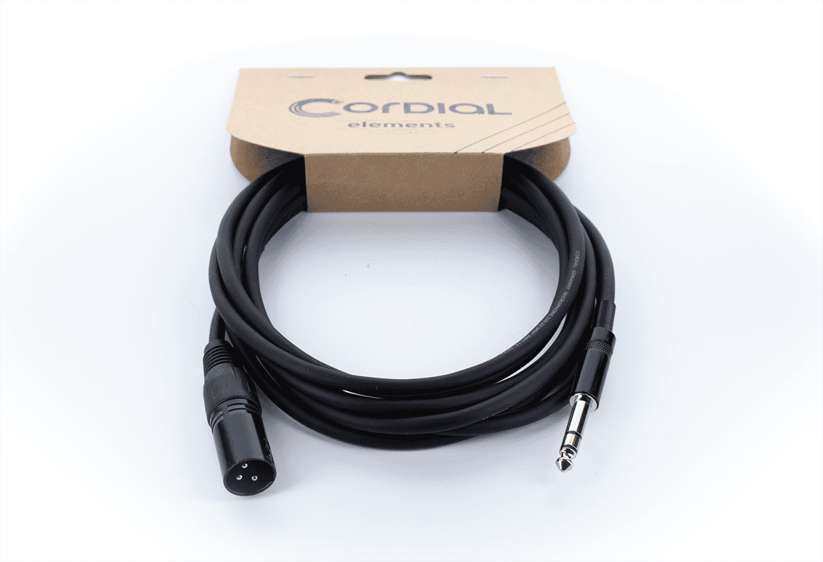 Audiokabel XLR Stecker / Stereo-Klinkenstecker - 6 M