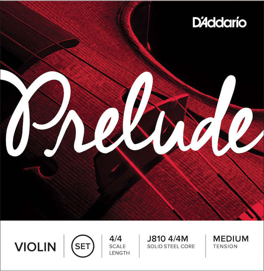 PRELUDE VIOLIN STRING SET NECK 4/4 TENSION MEDIUM