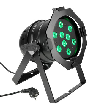 PAR 56 CAN 3W BS - Dreifarbiger LED-PAR-Scheinwerfer (RGB) - 9 X 3 W - Schwarzes Gehäuse