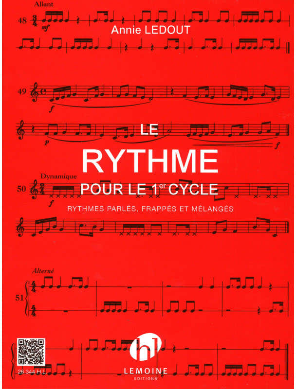 LEDOUT ANNIE - RYTHME POUR LE 1ER CYCLE