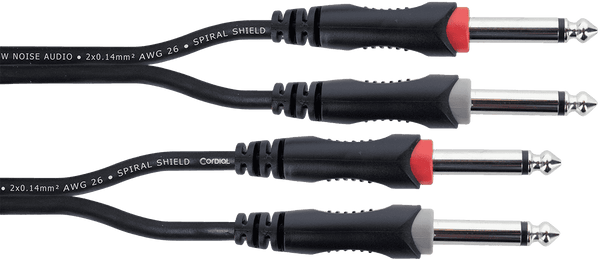 Audiokabel Doppel-Mono-Klinken 3 M