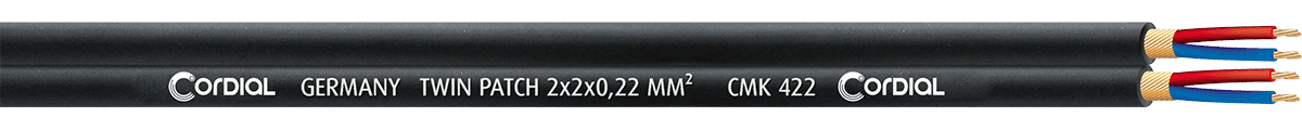 Cordial CMK422BLACK100 MICROPHONE 2 X 2 X 2 X 0.22 MM - 100 M