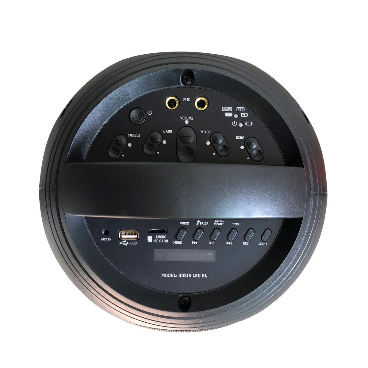 GOZIK LED SCHWARZ - TRAGBARE LED SONOR
