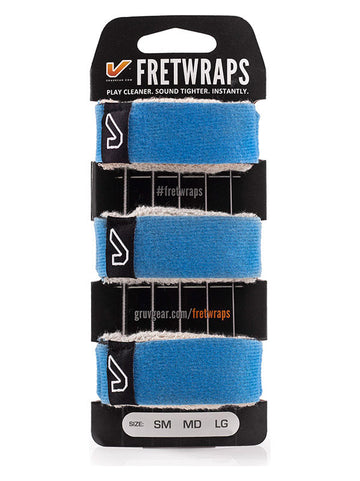 FretWraps 3er-Pack Himmelblau - Groß